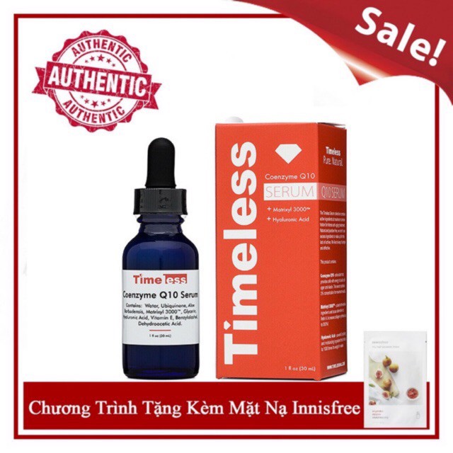 Serum Timeless Q10 SIÊU CHỐNG LÃO HOÁ