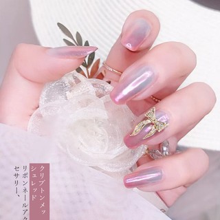Charm Nơ Kim Loại Vàng Bạc Đá Đính Móng CN