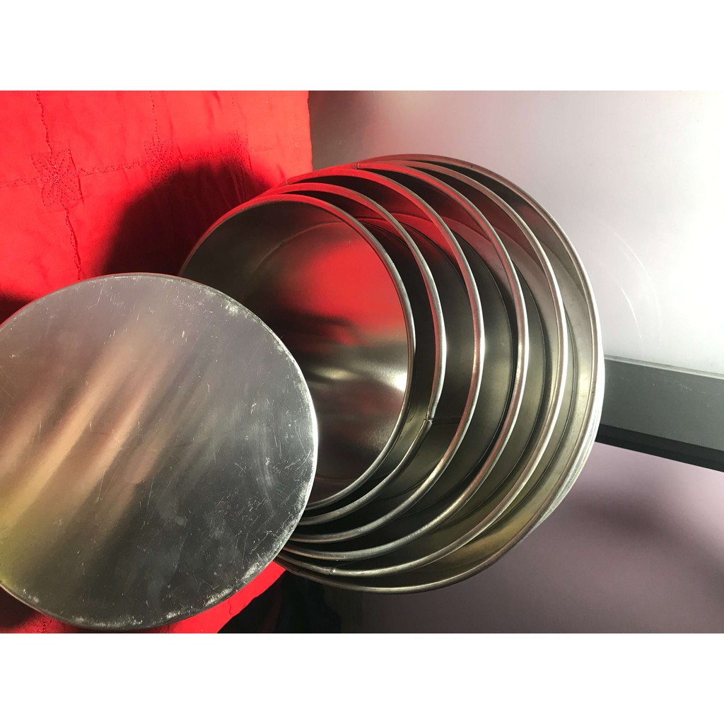 Khuôn Tròn Đáy Liền Size10-30cm LâmAnh GiáSỉ Hàng Chất Lượng Cao Dụng Cụ Làm Bánh