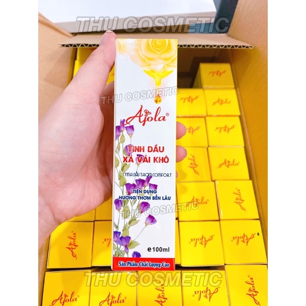 Nước Xịt Xả Vải Khô Ajola - tinh dầu xả vải khô Hương nước hoa 100ml