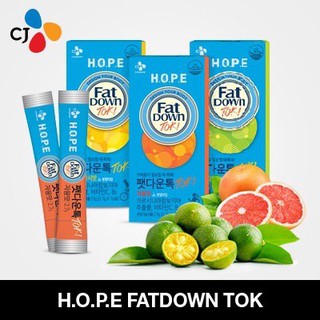 Nước uống giảm cân dạng bột H.O.P.E FAT DOWN TOK! HÀN QUỐC