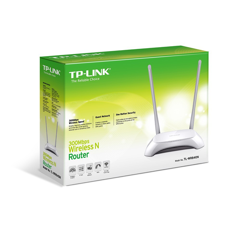 Bộ phát wifi TP_LINK WR 840N. Bảo hành 2 năm