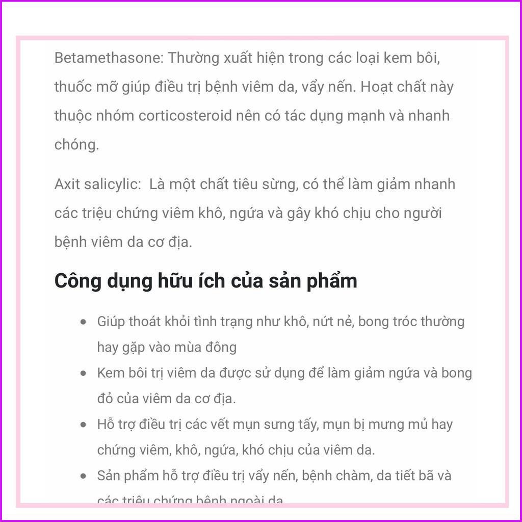 Kem bôi da cơ địa Belosalic Nga