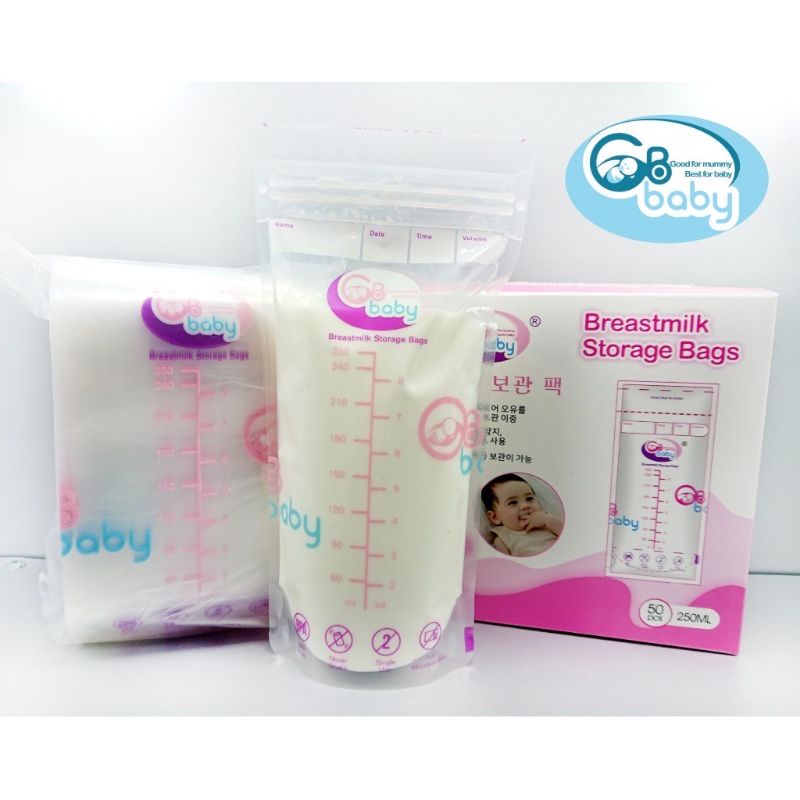 Hộp 50 túi trữ sữa gb baby 250ml