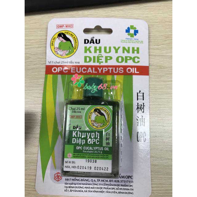Dầu khuynh Diệp Opc 25ml