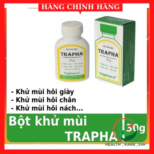 Bột khử mùi hôi chân hôi nách Trapha