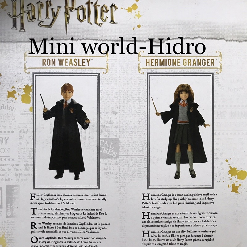 Búp bê Wizarding World Harry Potter 5-Piece 10-inch Figure Set có khớp chính hãng