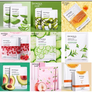 Combo 30 Miếng Mặt Nạ Hoa Quả Dưỡng Trắng Da, Mờ Nếp Nhăn, Cấp Ẩm