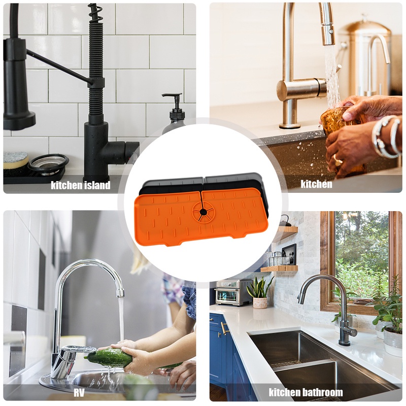 Tấm Chặn Nước Gắn Vòi Nước Nhà Bếp/Phòng Tắm Chống Mốc Chống Ẩm Mốc
