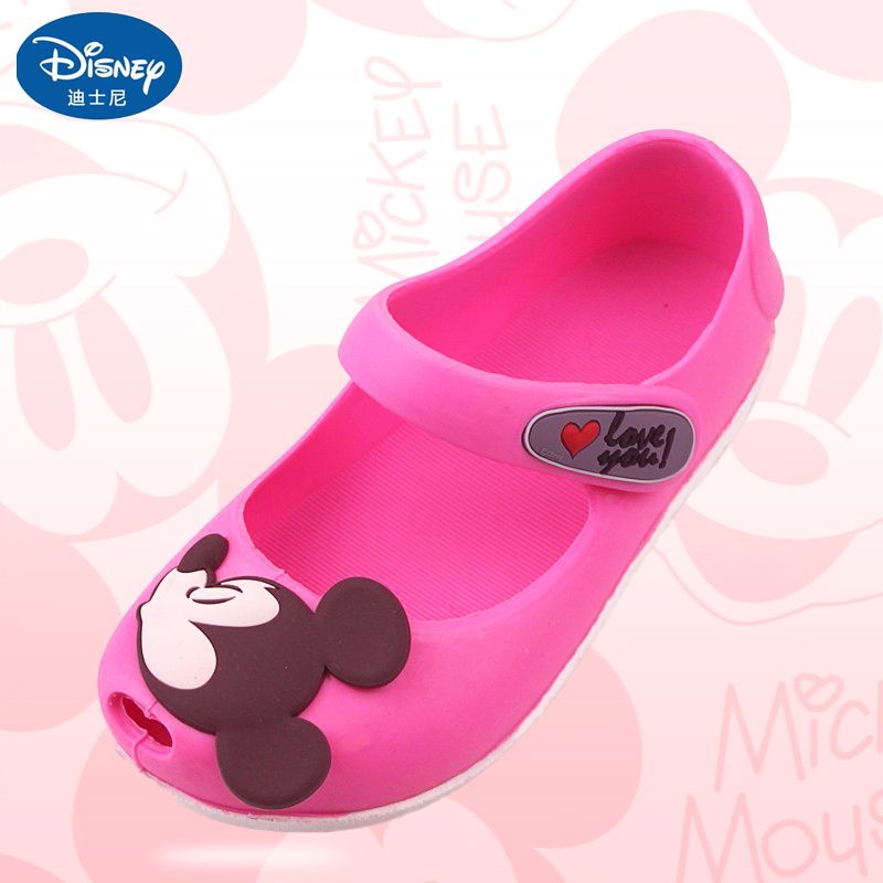 Disney Xăng đan Chống Trượt Thiết Kế Lỗ Thoáng Khí Thời Trang Cho Trẻ Em