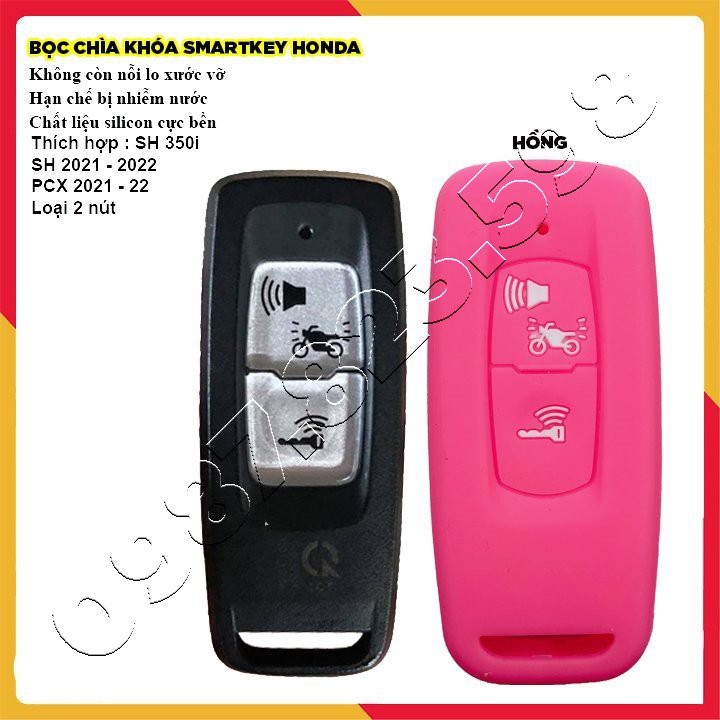 Bọc Chìa Khoá Smartkey Honda Sh 300i , SH 350i ,SH Việt 21-22 , Winner X 2022, AB ,Lead , Vision ,Pcx 2021 2022