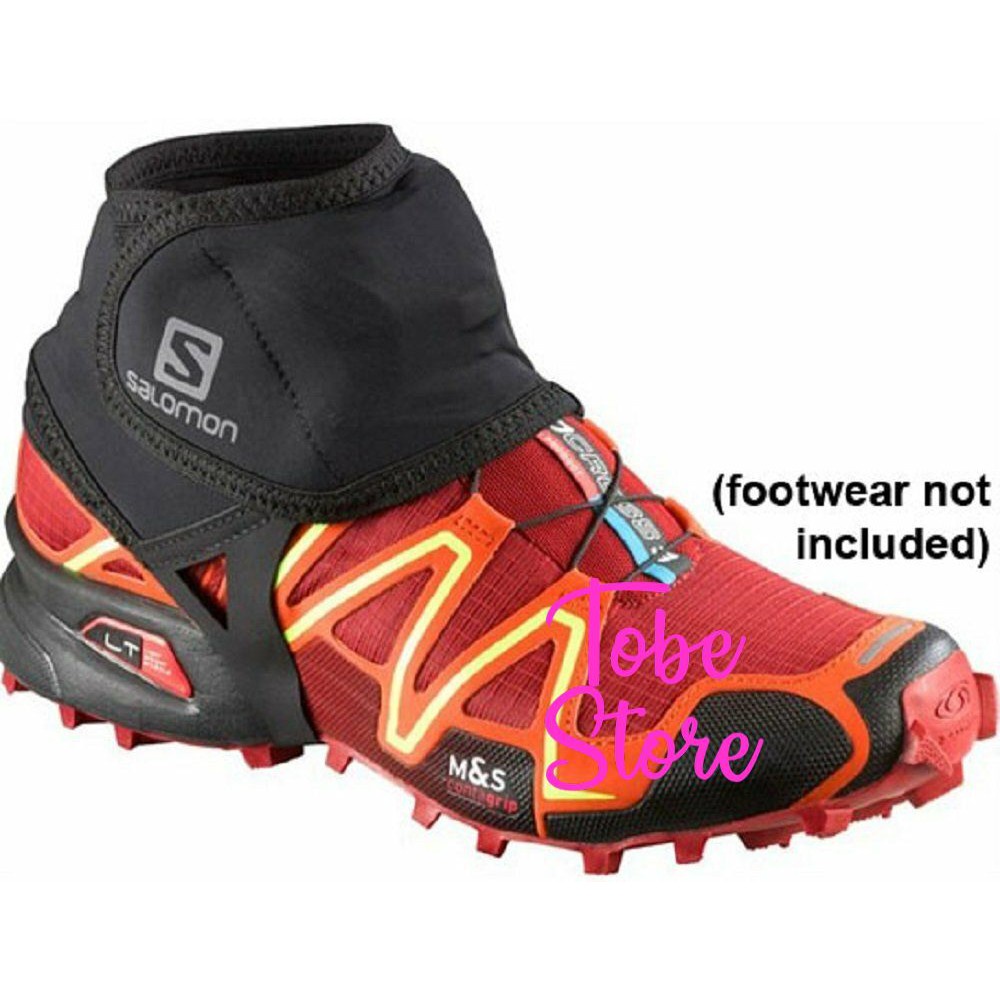 Gaiter Salomon dùng cho giày chạy bộ ngăn sỏi đá, bụi bẩn, côn trùng, bảo vệ mắt cá chân.
