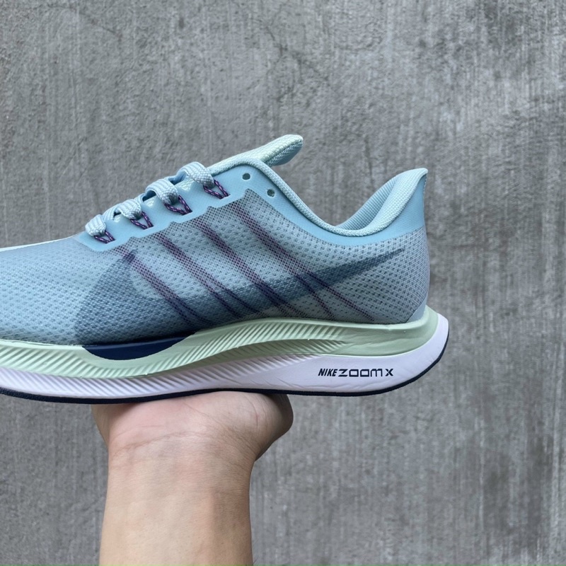 Giày thể thao sneaker Air Zoom chạy bộ,đi chơi xanh nước biển nam nữ