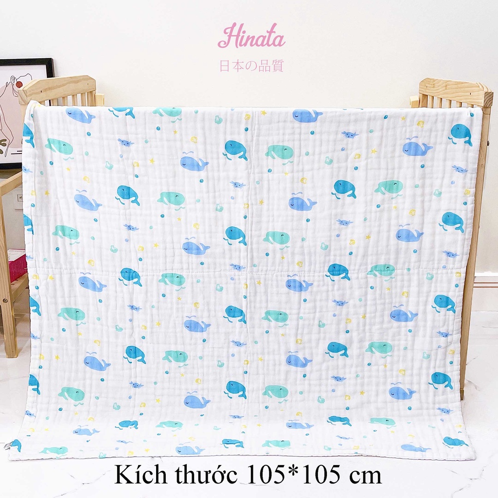 Khăn tắm cho bé HINATA - Vải cotton thoáng khí KT01