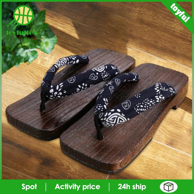 Guốc Gỗ Thoải Mái Phong Cách Nhật Bản Cho Nam Và Nữ # 40
