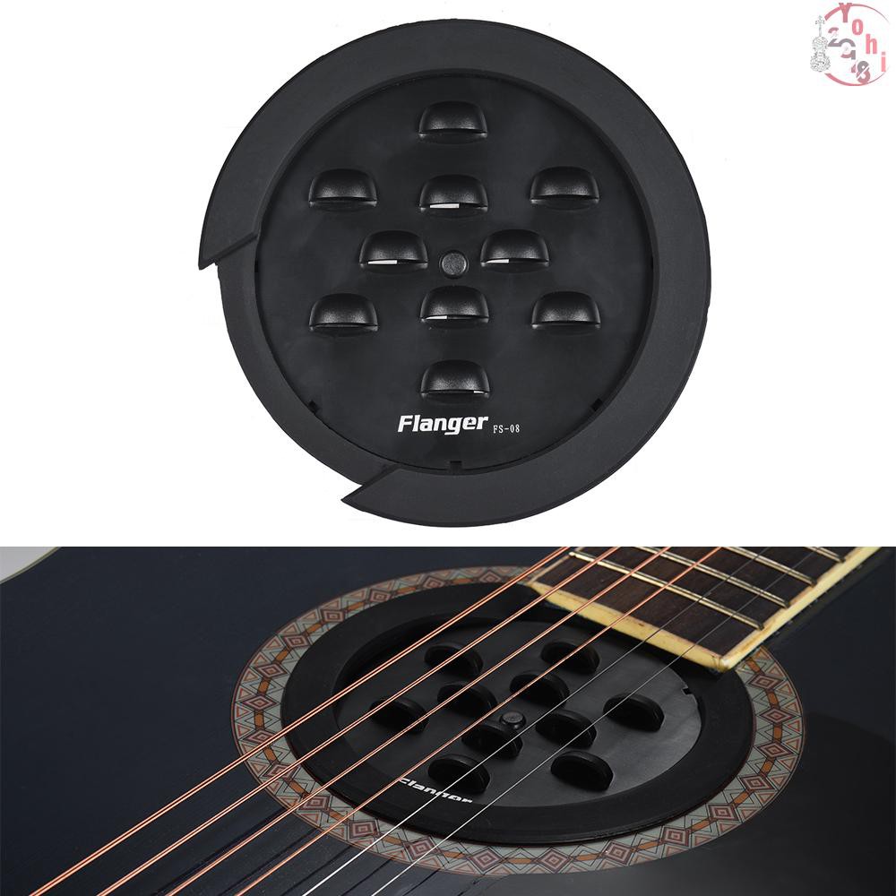 Miếng chống hú đàn guitar đường kính 10cm có khe thoát âm cho đàn guitar EQ folk