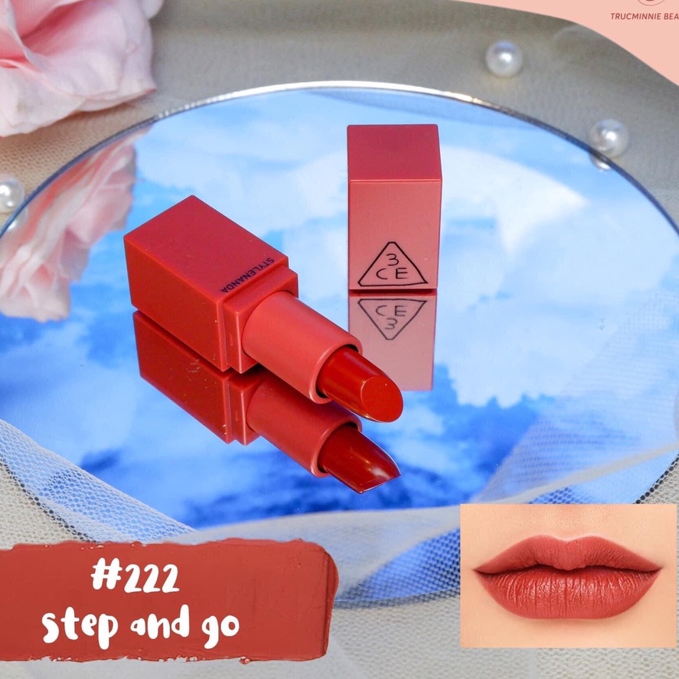 [ 218 ~ 222 ] Son thỏi lì 3CE New Mood Recipe Lip Color