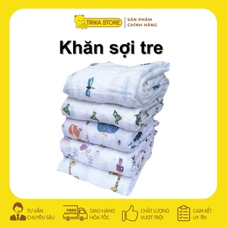 Khăn đa năng sợi tre many 100%, khăn sợi tre aden loại 1 many khổ 120cm x 120cm