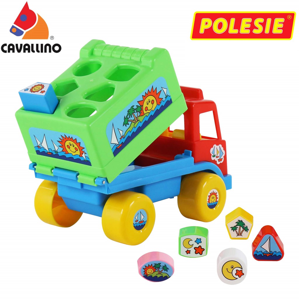 Xe tải thả hình Island đồ chơi – Polesie Toys