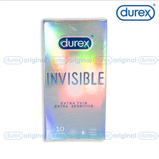 Bao cao su Durex invisible condom latex siêu mỏng bcs Extra Sensitive freesize tiện dụng.