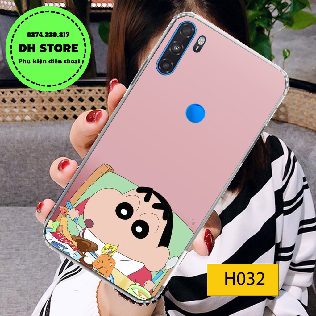 [ TẶNG KÈM DÂY ĐEO ] Ốp lưng điện thoại Vsmart Joy 3 - Active 3 -  Star 3 in hình Shin đáng yêu.