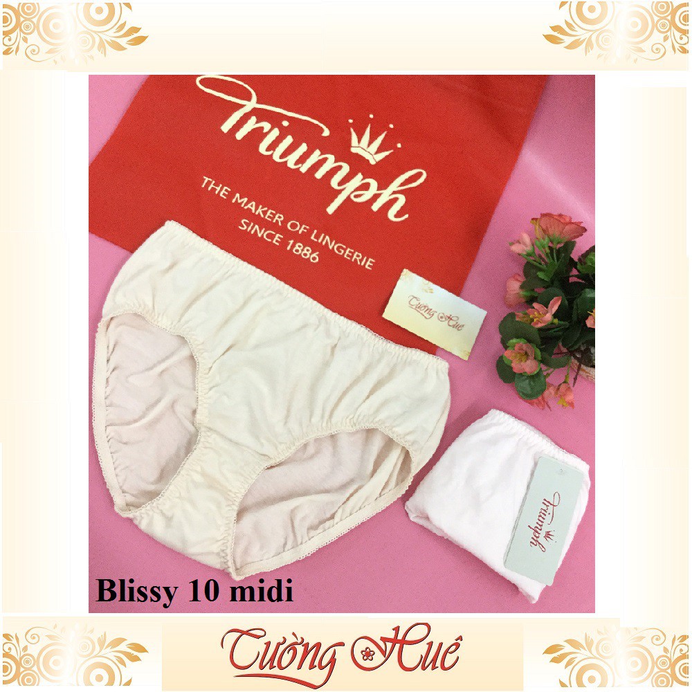 Quần lót nữ Triumph Blissy 10 Midi quần lưng cao nguyên mông.