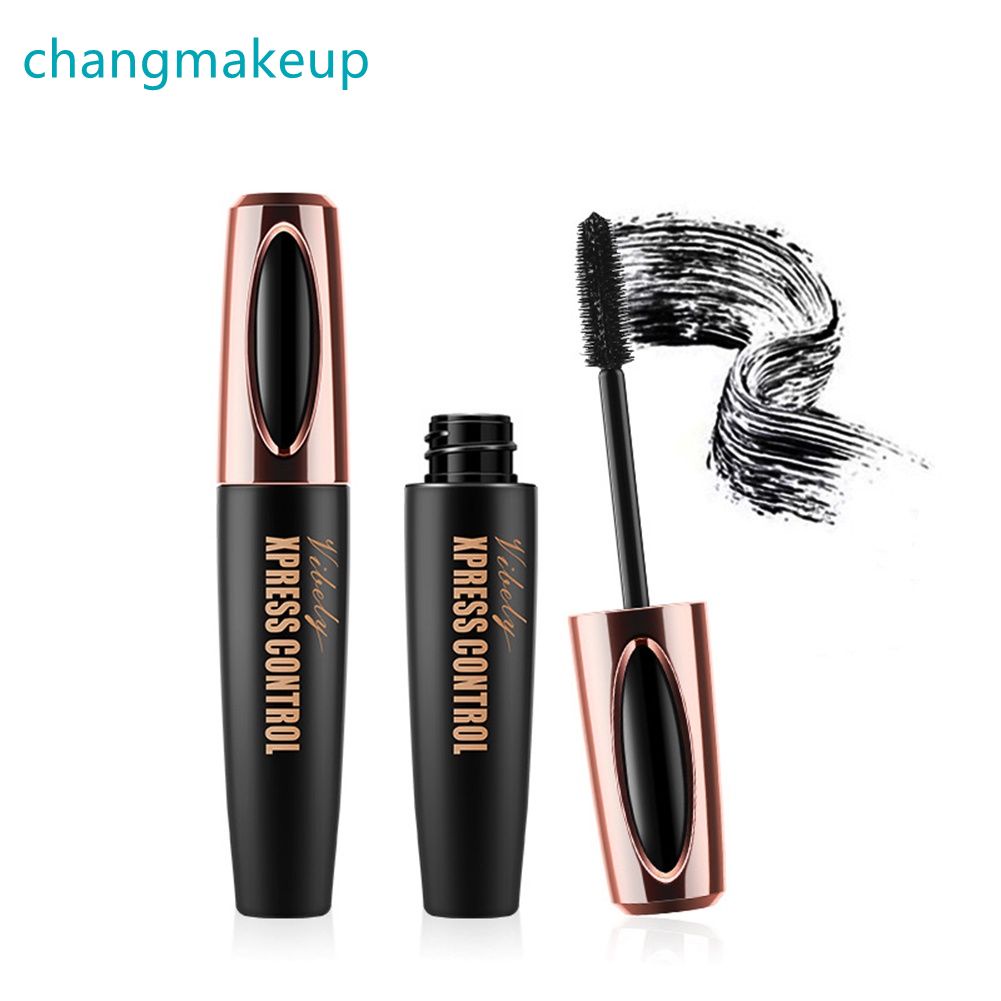 Mascara sợi 4D màu đen nối dài lông mi kháng nước
