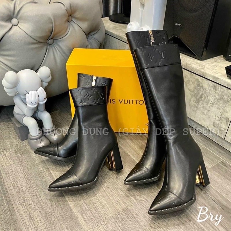 Bốt lv mũi nhọn fullbox bill  form bé) hàng quảng châu cao cấp