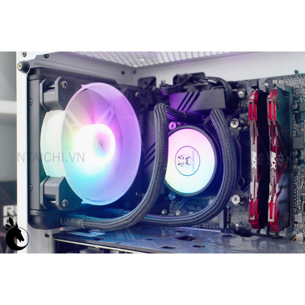 Tản nhiệt nước AIO COOLMOON ICEMOON 120 | LED 5V ARGB Sync All | Support all Socket intel 13th, AMD AM5..