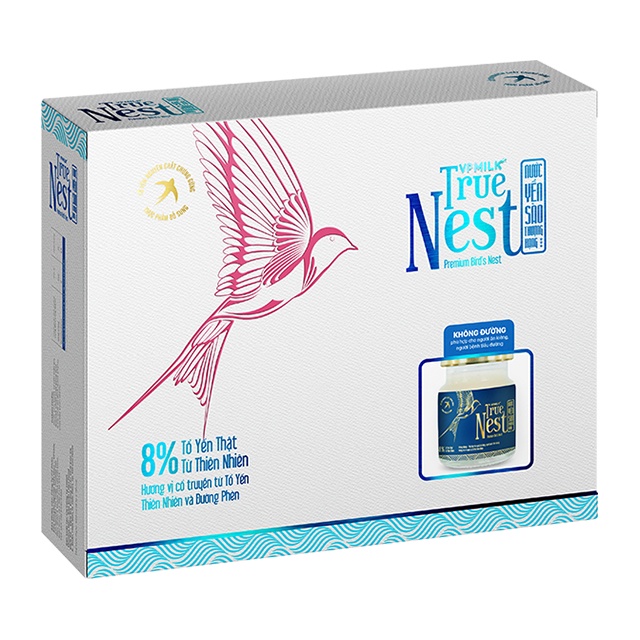 [Mã BMBAU50 giảm 7% tối đa 50K đơn 99K] Tổ yến nguyên chất chưng gừng VPMilk True Nest (hộp 1 lọ x 70 ml)