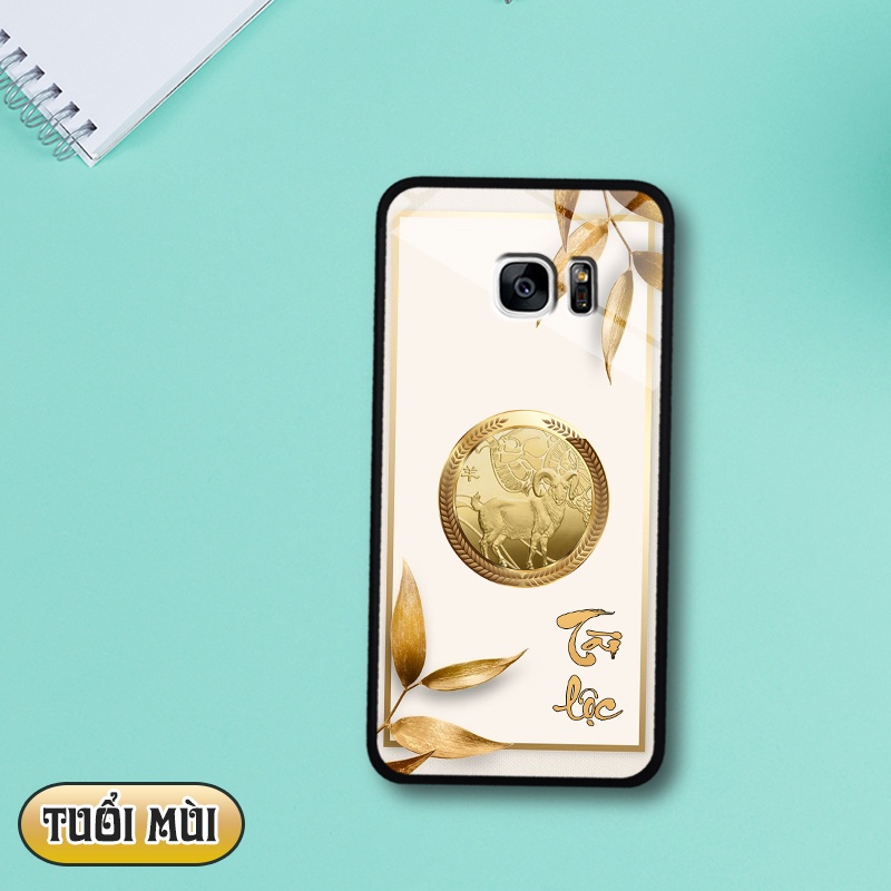 Ốp lưng kính 3D 12 con giáp - Samsung galaxy S7 Edge