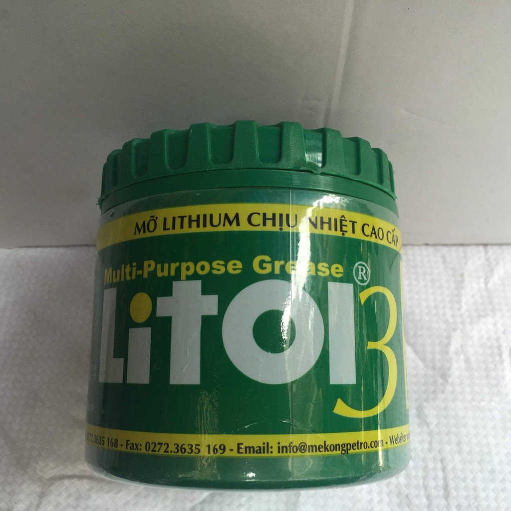 Mỡ bò chịu nhiệt cao cấp Litol 3 (400g)