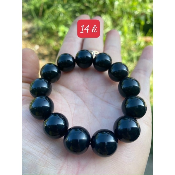 chuỗi hạt đeo tay - chất liệu sừng trâu