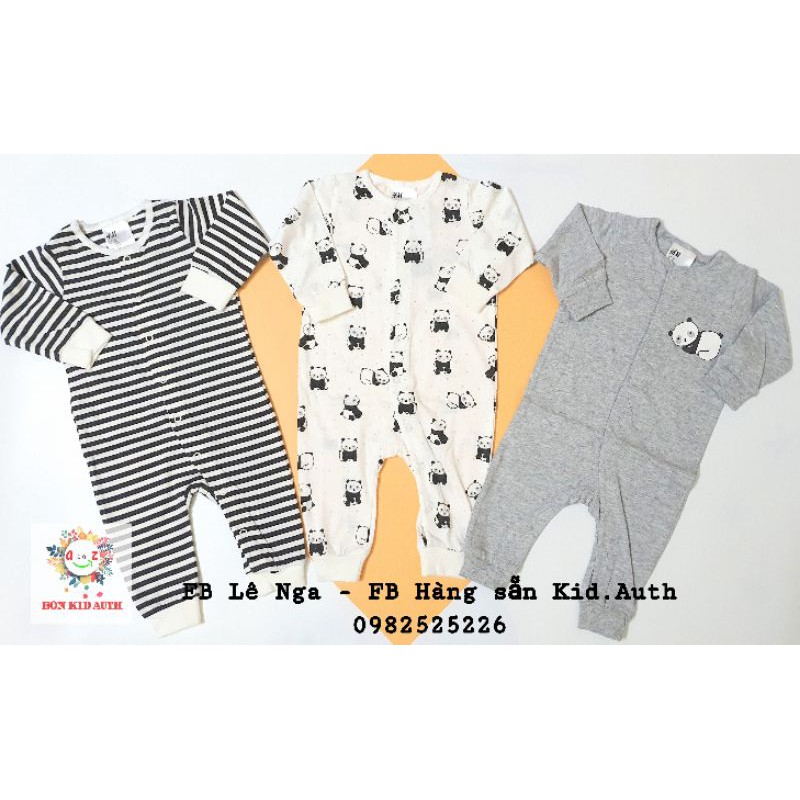 Set 3 body Panda săn sale HM UK/US size 1-2m,2-4m, 4-6m, 6-9m, 9-12m, 12-18m (FORM TO)