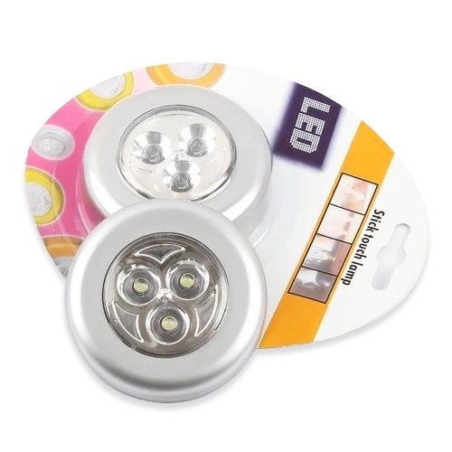 Đèn Led 3 Bóng - Đèn Led Dán Tường Cảm Ứng Siêu Tiết Kiệm Điện Năng No.100719
