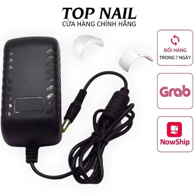 Dây nguồn, sạc, adapter máy hơ gel sun 5 plus tem xanh,T72,DQ120