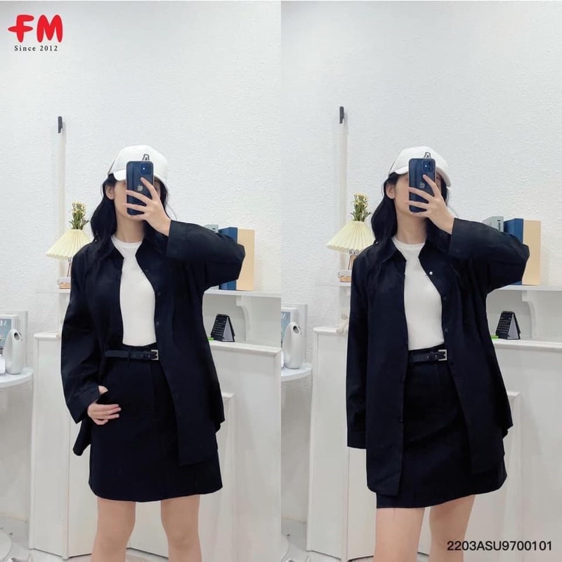 Áo sơ mi thô gam màu siêu hot hit