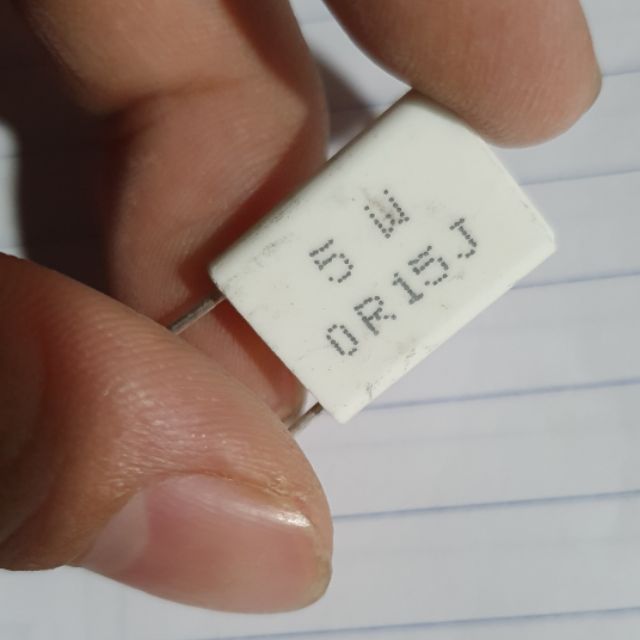 5 con trở sứ 5w đứng 0,15 ôm