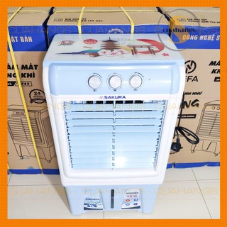 Quạt hơi nước mini 40 lít làm mát [ quat hoi nuoc ] SAKURA 2022 - BH 2 năm