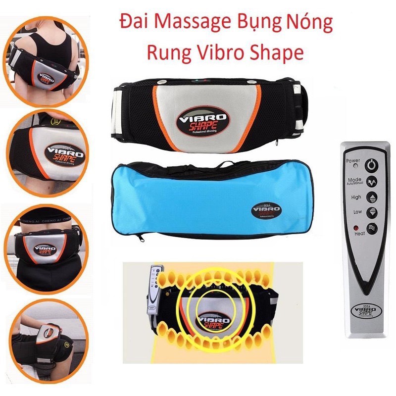 ⚡ Máy rung giảm mỡ bụng Vibro Shape Pro chính hãng giảm mỡ hiệu quả, thư giãn tại nhà ⚡ Freeship