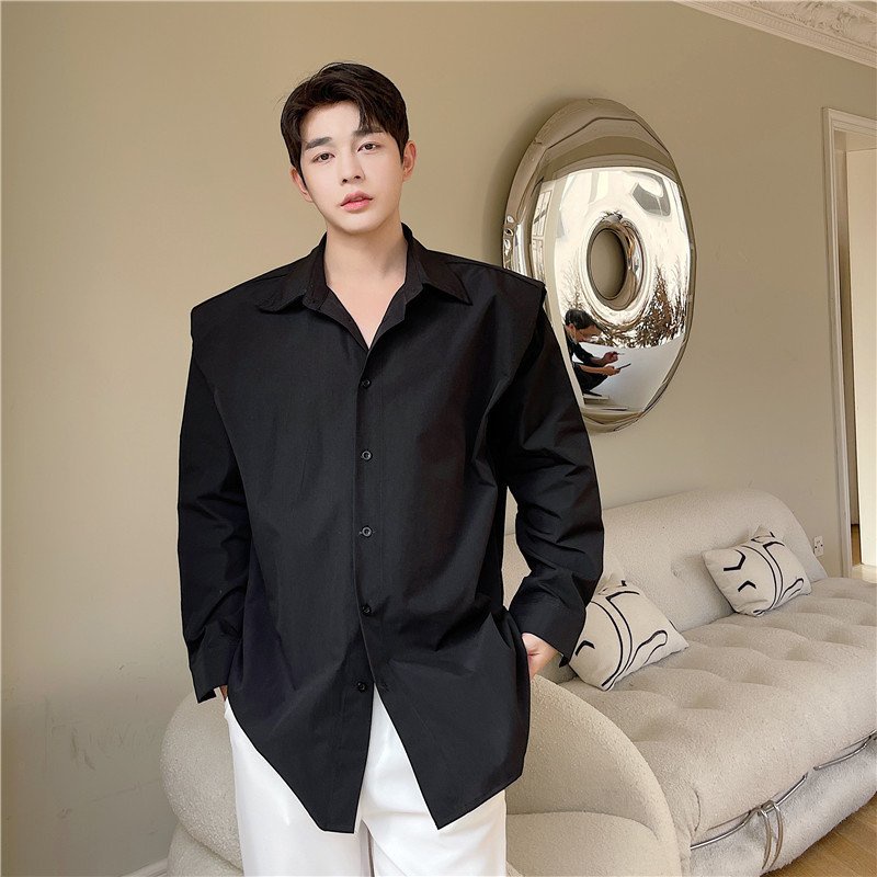 Áo sơ mi trắng đi học form rộng tay dài nam nữ vải Lụa mềm mịn ít nhăn MRD01 từ 40-85kg