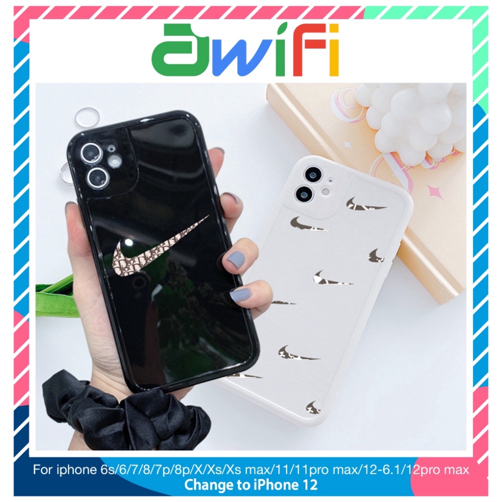 Ốp lưng iphone viền nổi Nl.K.E d.io.r 5s/6/6plus/6s/6splus/7/7plus/8/8plus/x/xr/xs/11/12/pro/max/plus/promax- Awi