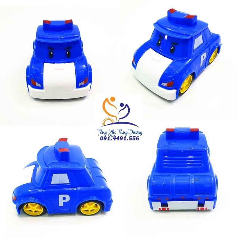 Bộ 4 xe ROBOCAR POLI chạy đà