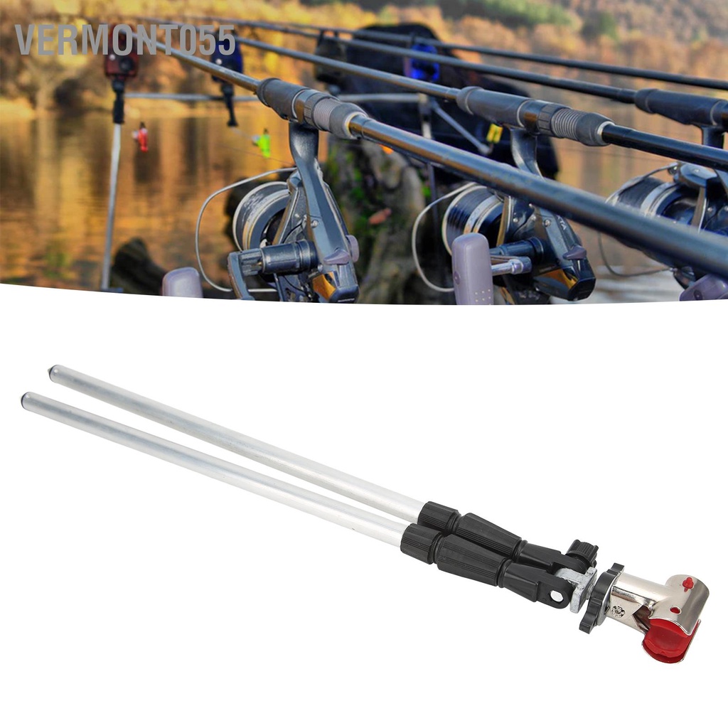 Có thể bán buôn Giá đỡ cần câu cá trên mặt đất Hợp kim nhôm ổn định đơn giản cực có khả năng chống gió để Vermont055 Hàng giao ngay