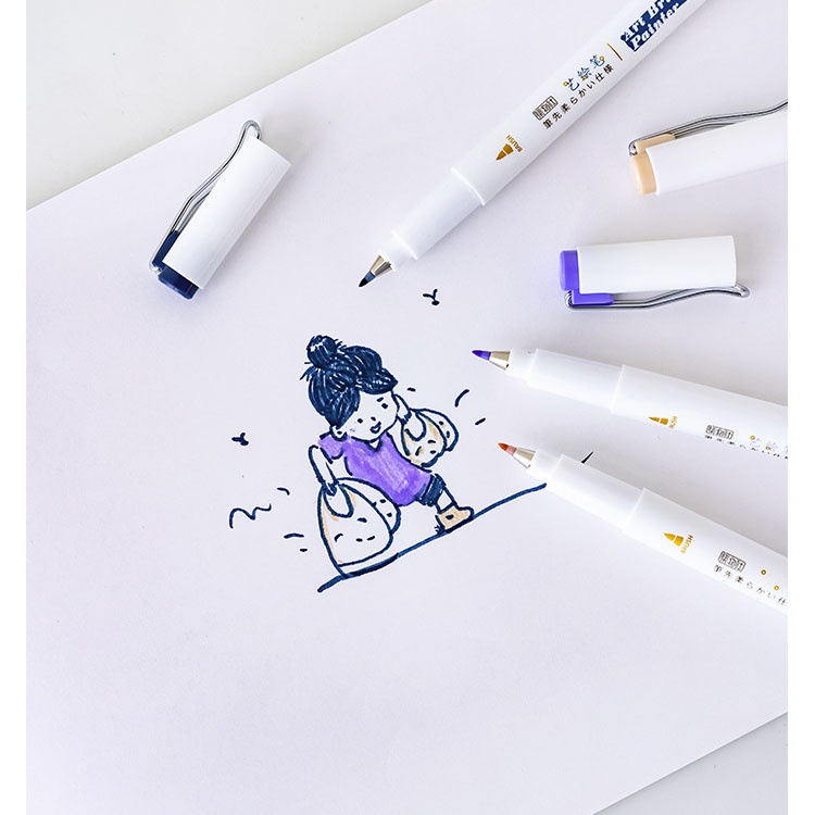 Bút Brush Pen Viết Thư pháp Calligraphy Air Brush DecorMe Bút lông tập viết tiêu đề sổ bullet journal Lẻ 1 bút VIENCE