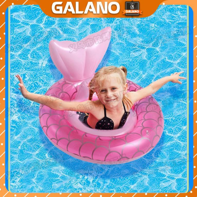 Phao Bơi Cho Bé GALANO Phao Bơi Trẻ Em Xỏ Chân Chống Lật An Toàn Bơi Lội Đuôi Nàng Tiên Cá SS-001264