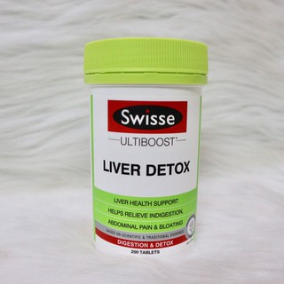 Viên Uống Hỗ Trợ Thải Độc Gan Swisse Liver Detox Úc 200 viên