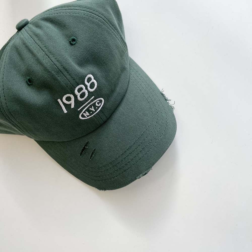 Mũ lưỡi trai thêu chữ 1988 phong cách Hàn Quốc cho nam nữ