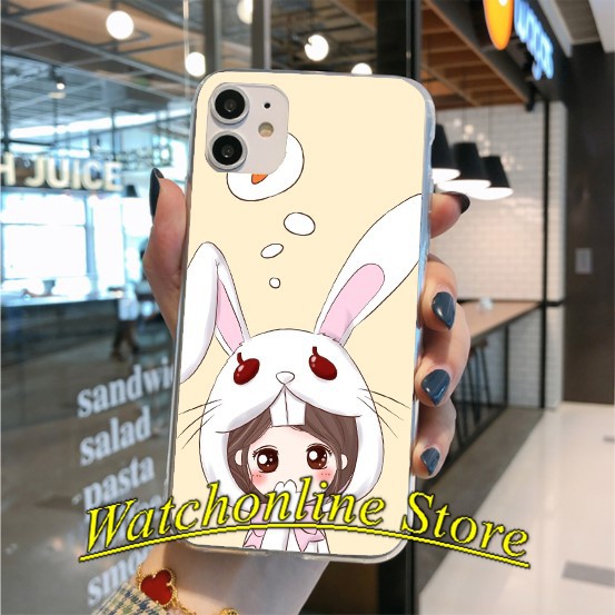 Ốp silicon  in UV iPhone 12 12 pro 12 pro max X/xs Xr XS max 11 11 pro 11 pro max 6 6S 6/6S PLUS 7 8 7/8 PLUS Thỏ láu