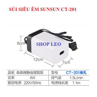 MÁY SỦI KHÍ OXY CHO BỂ CÁ SUNSUN CT-201